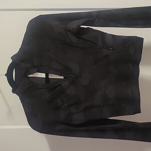 Lululemon It's Rulu Run 1/2 Zip Size 2 Heritage 365 Camo Deep Coal Multi